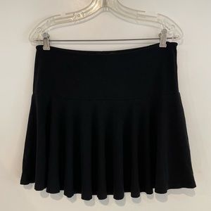 Betsey Johnson black mini skater skirt. Black label. Size M